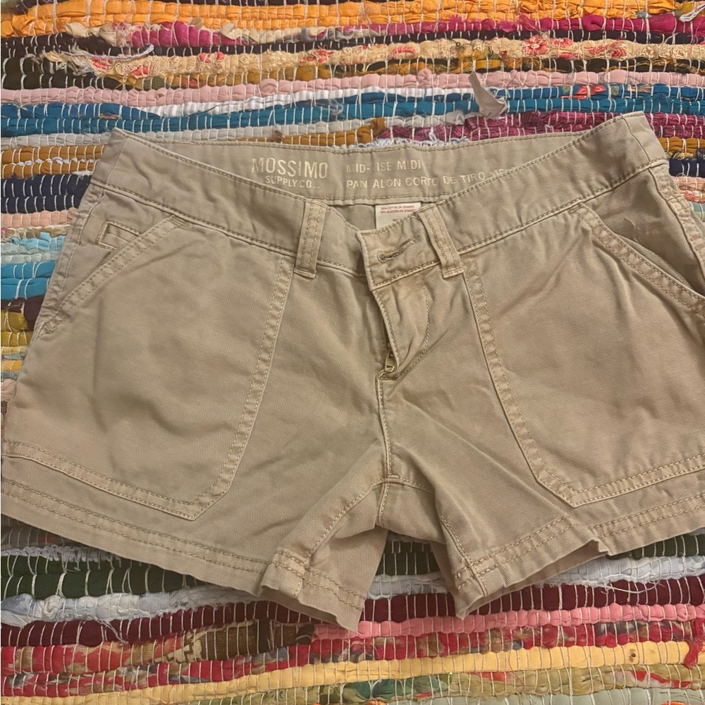 Mossimo Supply Co. Women's Tan Chino Shorts